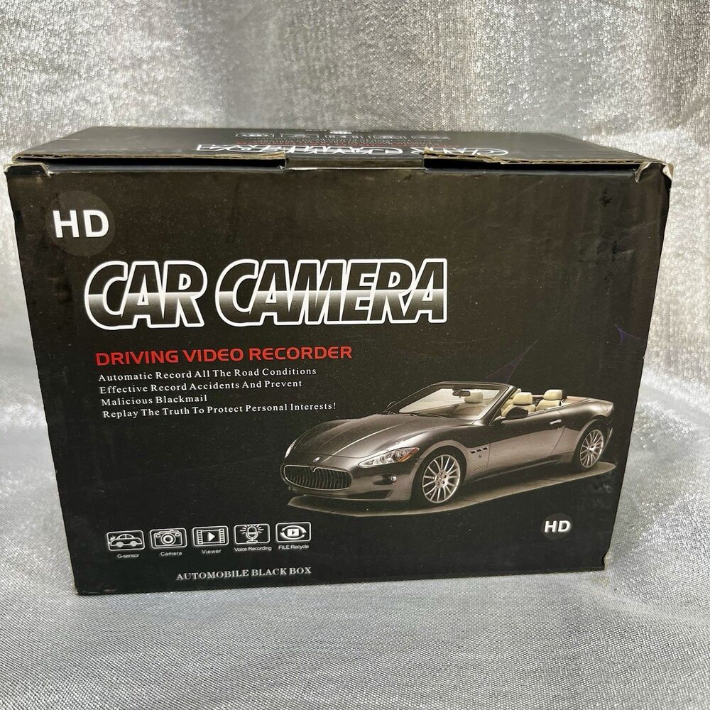 Car Driving Recorder Dash Cam Front with SD Card BOOGIIO 1080P FHD